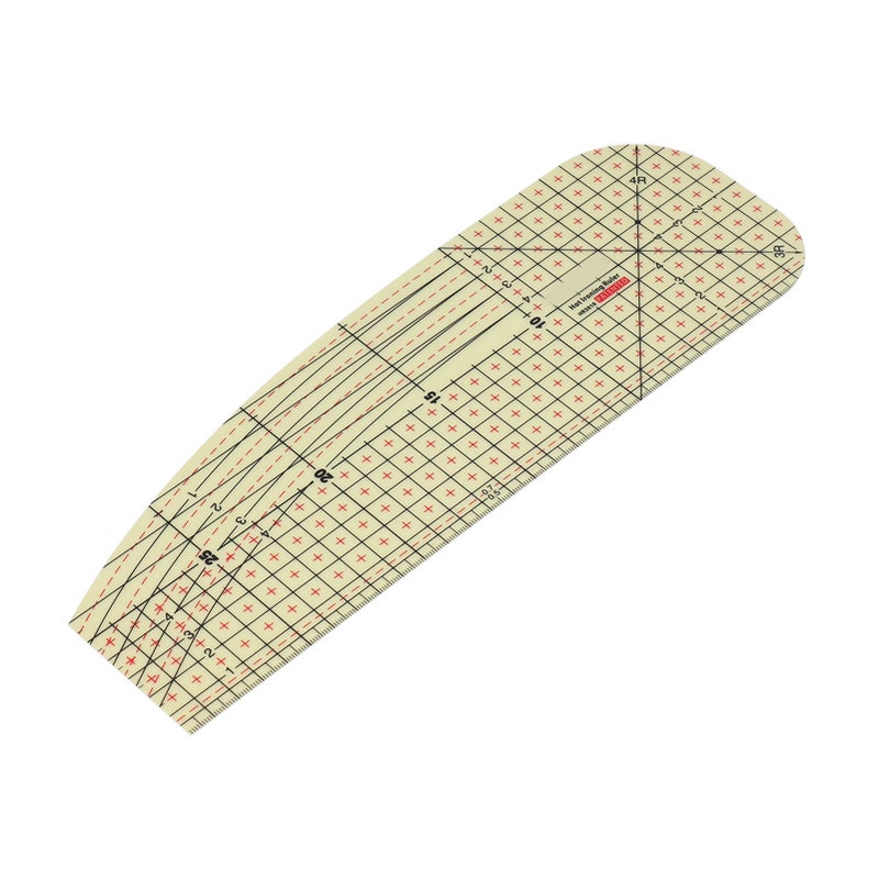 Hot Hem Ruler 160℃ Heat Resistant Plastic - Soft Sturdy Reusable Hot Ironing Ruler for Sewing Quilting Fabric DIY Projects - Image 3