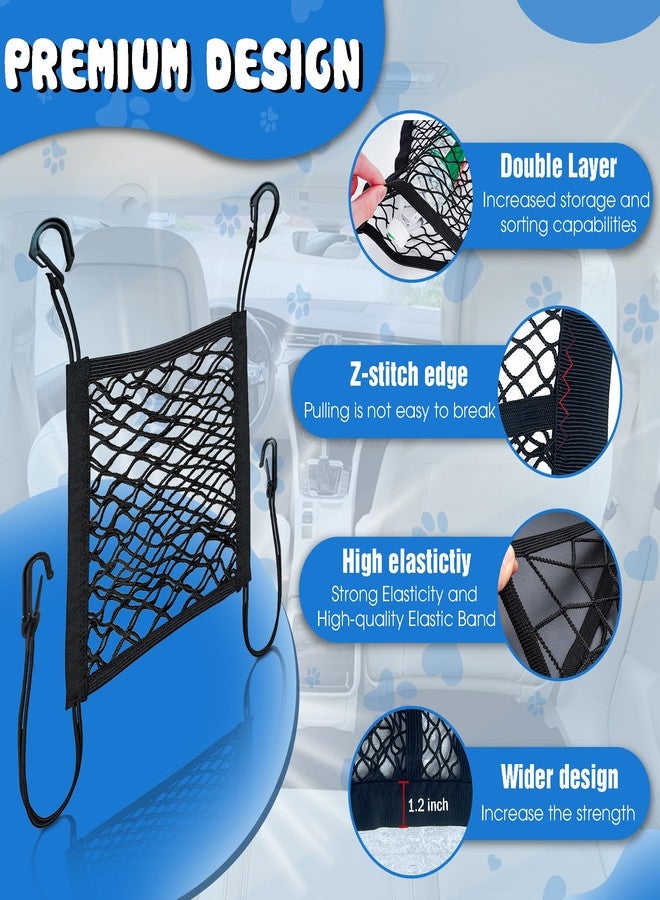 CEMZENFIX Dog Car Net Barrier - Car Barrier for Dogs & Kids Safety Stretchable Dog Net for Car Backseat, Universal Fit for Cars, SUVs, Trucks - Easy to Install, Ideal for Driving with Pets & Children (Style 1) - Image 3