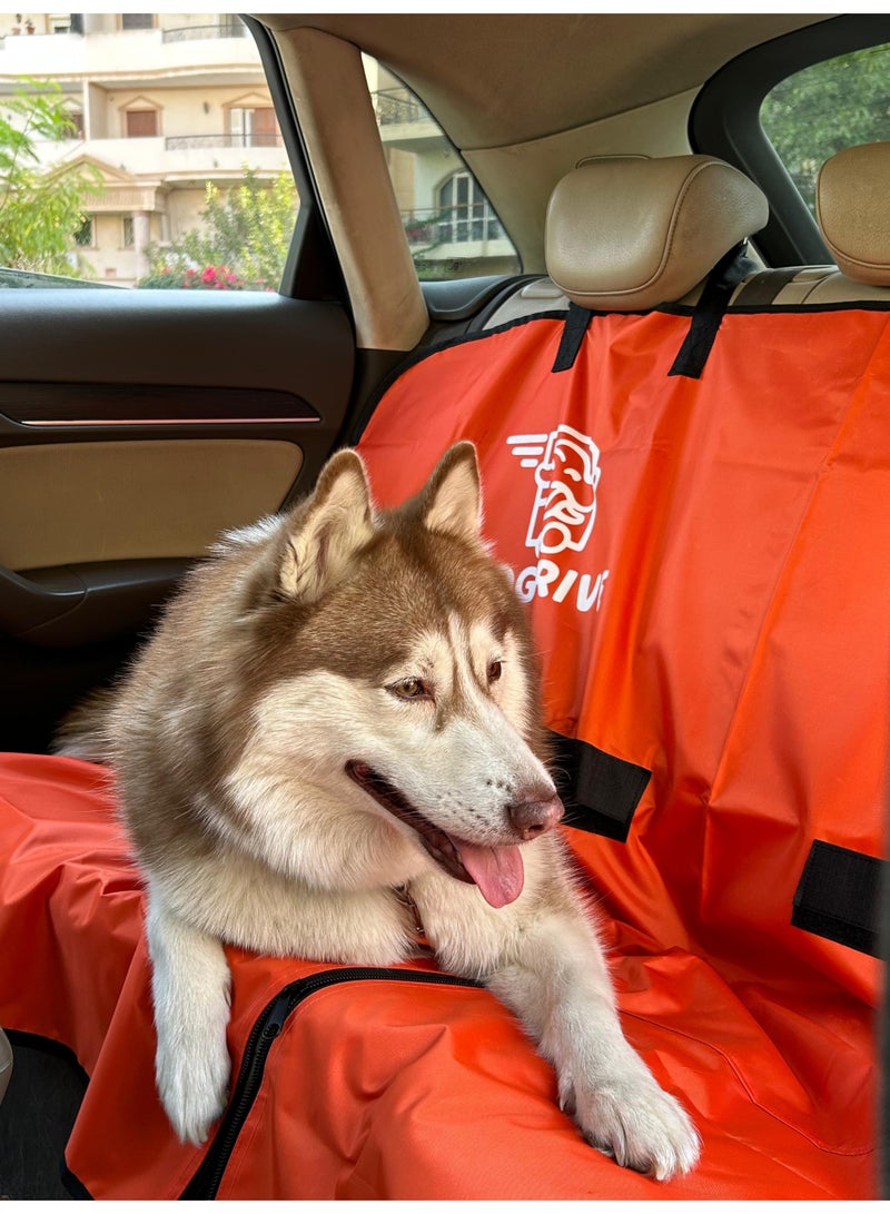 Premium Anti-Slip Waterproof Dog Cover – Anti-Scratch, Biting-Proof, Easy to Clean – Available in Beige & Orange - Image 2