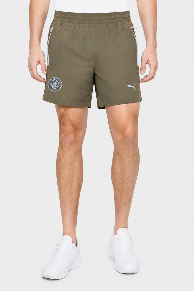 PUMA Men Sportswear Fit Football Shorts, Olive - Image 1