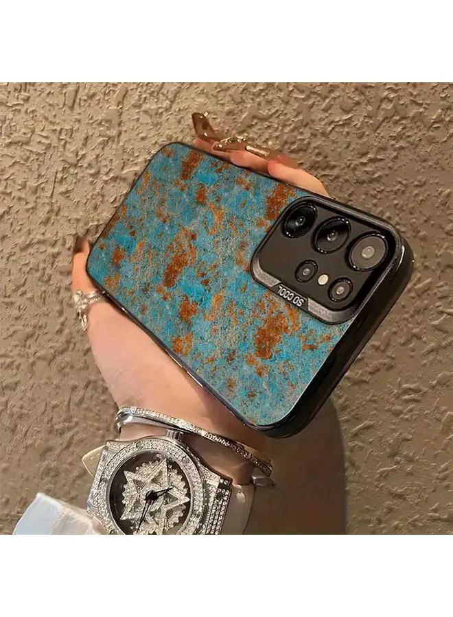 غلاف هاتف جالاكسي إم 15 5G بتأثير معدني صدئ متعدد الألوان 3 - Image 1