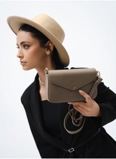 David Jones David Jones- Cross Body Envelope Bag for Women model cm6120c- The perfect simple evening bag for dates and gathering- Envelope leather bag for All  - Image 1