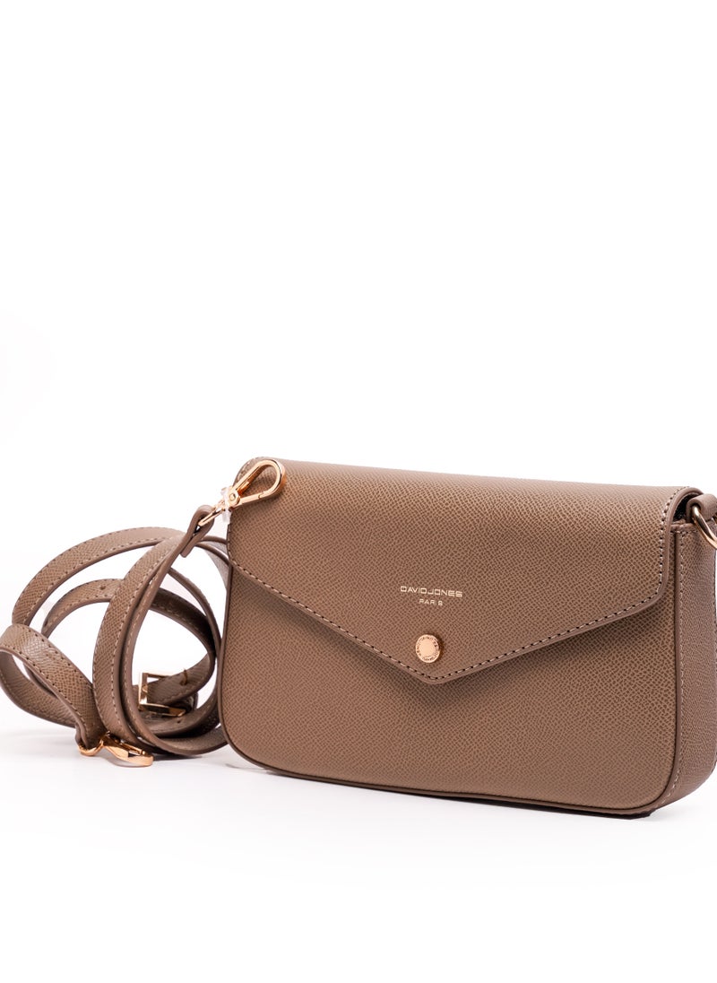 David Jones - David Jones- Cross Body Envelope Bag for Women model cm6120c- The perfect simple evening bag for dates and gathering- Envelope leather bag for All - Image 1