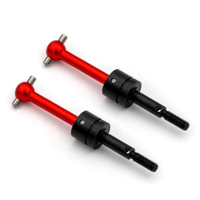 CVD Drive Shaft: Red Aluminum Alloy - Exquisite Workmanship Remote Control Dogbone Joint for 1/10 On-Road Remote Control Car Enthusiasts - Image 2