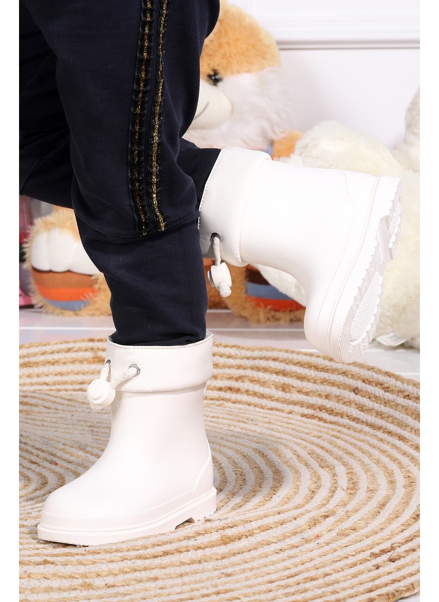 Igor - W10257 Bimbi Euri Girls/Boys Waterproof Rain Snow Boots White - Image 1