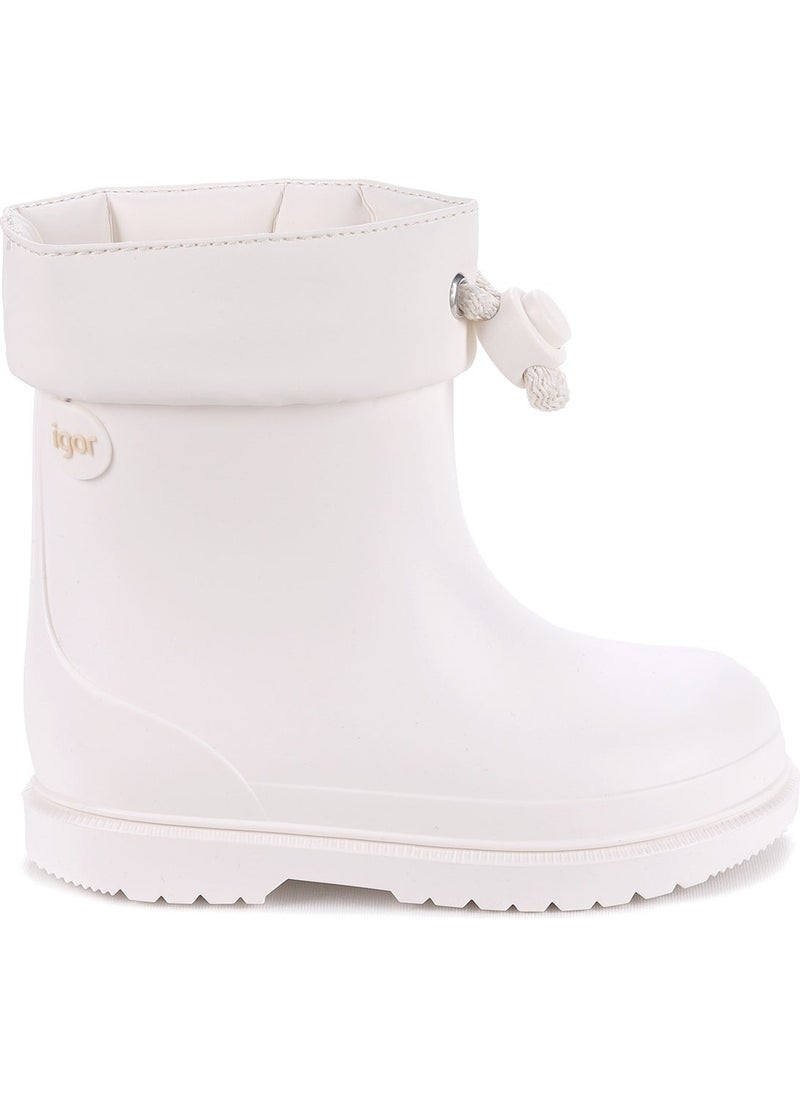 Igor - W10257 Bimbi Euri Girls/Boys Waterproof Rain Snow Boots White - Image 1