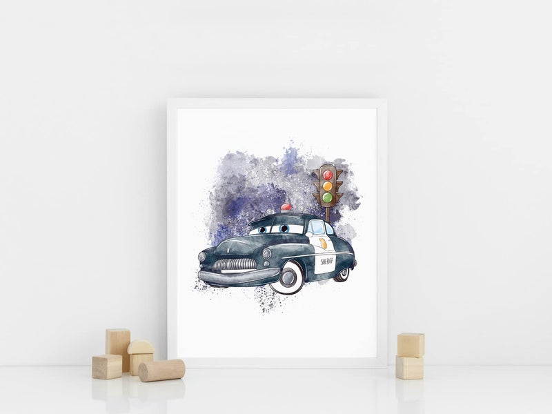 NistioÂ® Cars Movie Poster Prints, Cars Movie Poster Wall Art Decor, Lightning McQueen, Set of 6, 8x10 inches (Unframed) - Image 5