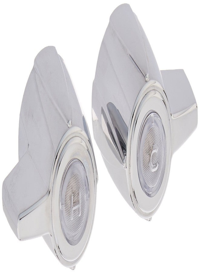 بيرليس طقم مقبض شفرة مزدوج من بيرلس RP43997، أزرار ومسامير، كروم - Image 1