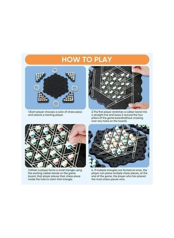 Triangle Game with Asatek Chain, Triangular Chess Game - Image 1