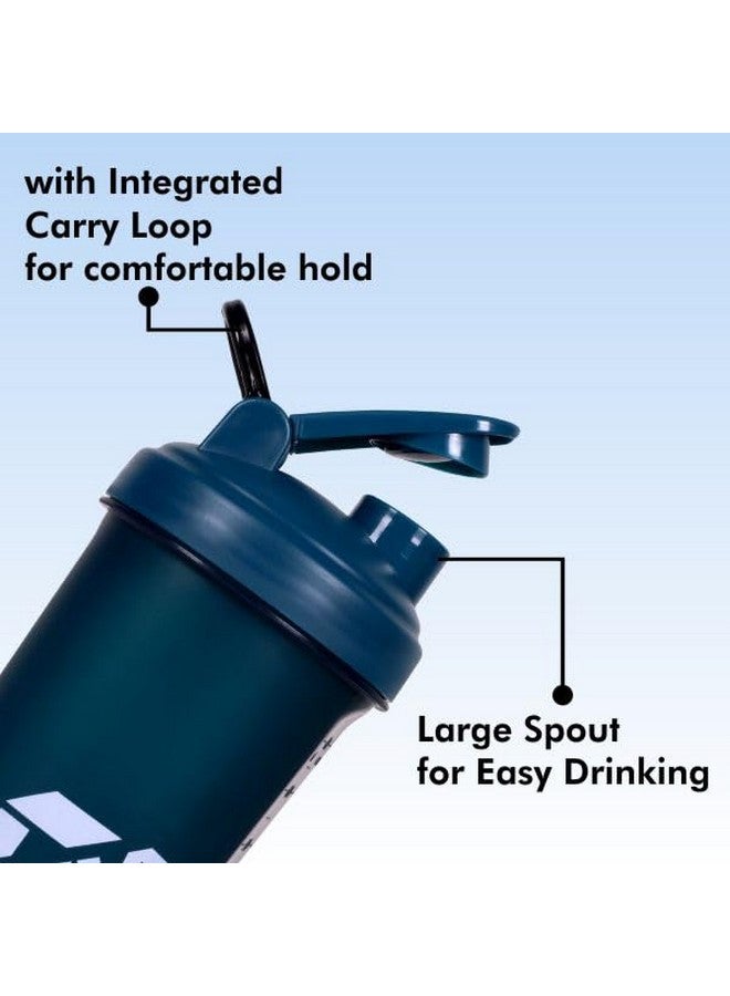 Nivia Electra Sports Shaker, BPA Free, Gym Workout, Running, BPA Free, Leakproof, Exercise Shaker - 700ML (Blue) - Image 4