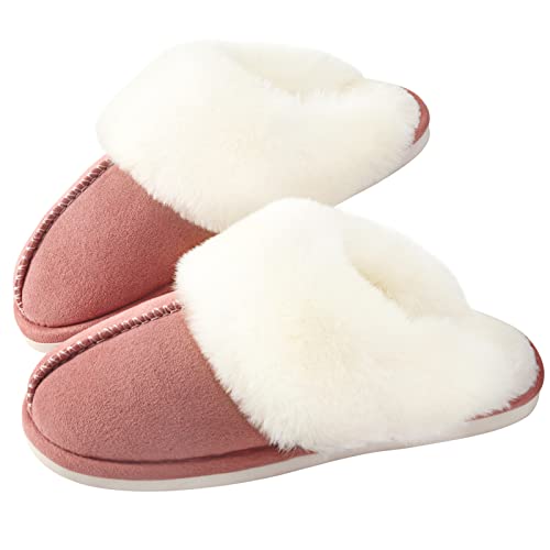 Parlovable Women's Memory Foam Slippers - Cloud-Like Comfort for Hard Floors, Ultra-Soft Machine Washable Indoor Outdoor House Shoes with Non-Slip Sole, Lotus Root Pink 7-8 - Image 1