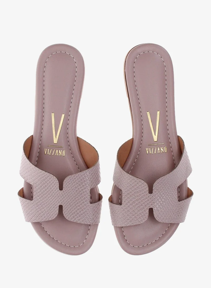 VIZZANO Brown Flat Sandals for Women – Stylish Ladies Flat Sandals & Comfortable Flat Slippers for Women | Best Price UAE
