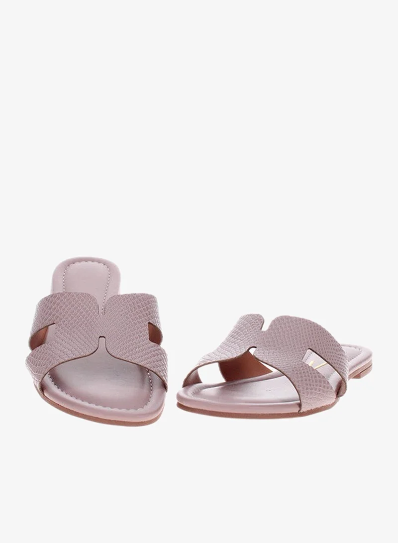 VIZZANO Brown Flat Sandals for Women – Stylish Ladies Flat Sandals & Comfortable Flat Slippers for Women | Best Price UAE