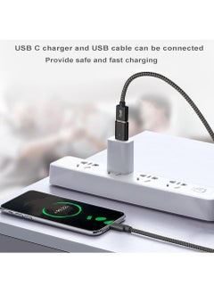 Sweet seven قطعتان من محول USB-C إلى USB 3.1 الجيل الثاني لنقل البيانات عالي السرعة يصل إلى 10 جيجابت في الثانية من النوع C ذكر إلى USB-A أنثى لجهاز MacBook Pro PC iPad Air والمزيد - متوافق مع OTG  - Image 5