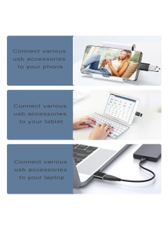 Sweet seven قطعتان من محول USB-C إلى USB 3.1 الجيل الثاني لنقل البيانات عالي السرعة يصل إلى 10 جيجابت في الثانية من النوع C ذكر إلى USB-A أنثى لجهاز MacBook Pro PC iPad Air والمزيد - متوافق مع OTG  - Image 2