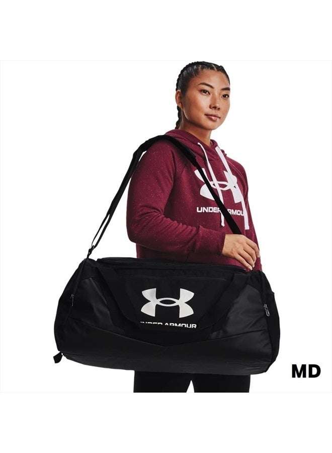 UNDER ARMOUR حقيبة دافل Undeniable 5.0 للجنسين - للبالغين، باللون الأسود (001)/الفضي المعدني، مقاس متوسط - Image 5