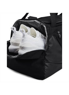 UNDER ARMOUR Unisex-Adult Undeniable 5.0 Duffle , Black (001)/Metallic Silver , Medium  - Image 2