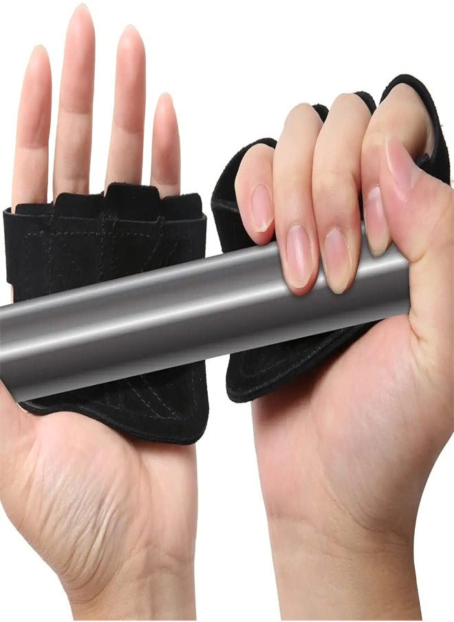 Arabest - Four Finger Palm Protection Assist Belt with Hard Pull Pull Pull Upward Palm Protection for Men and Women Cowhide Palm Protection Fitness Protector - Image 1