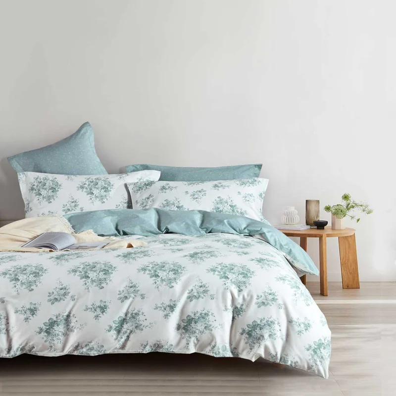 DWELL Alessia Printed 4 Pc Duvet Cover Set