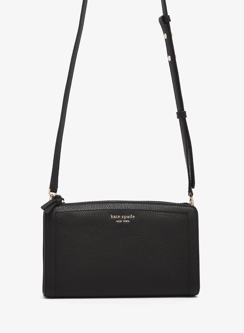 كيت سبيد حقيبة كروس بودي بتفاصيل شعار - Image 1