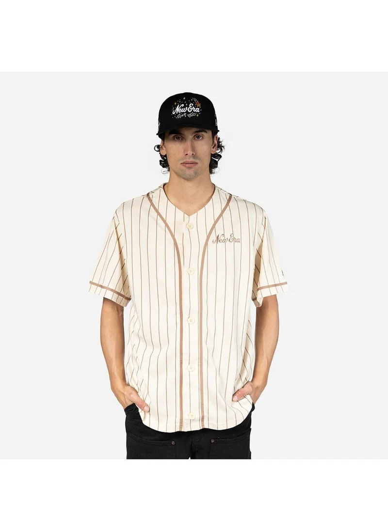 نيو ايرا Pinstripe Logo Jersey