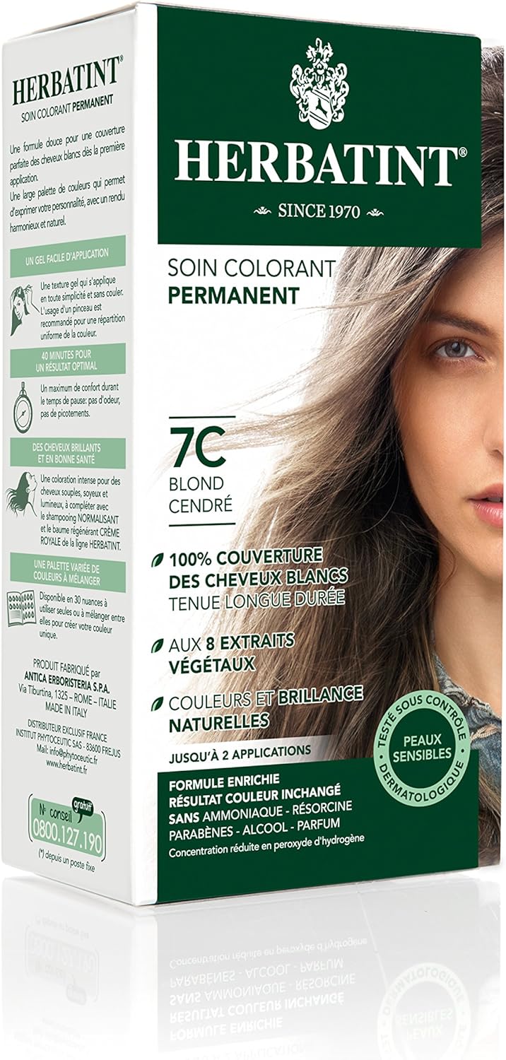 Herbatint Permanent Color Care 150ml 7C Ash Blond