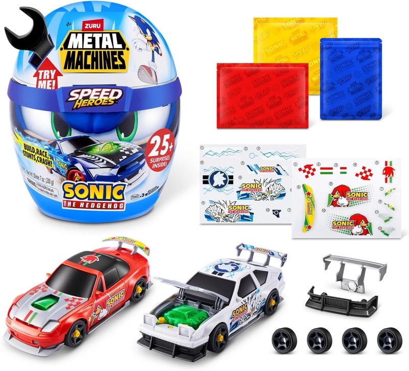 Zuru Metal Machines Speed Hero Sonic Helmet with Surprise Car - Image 2