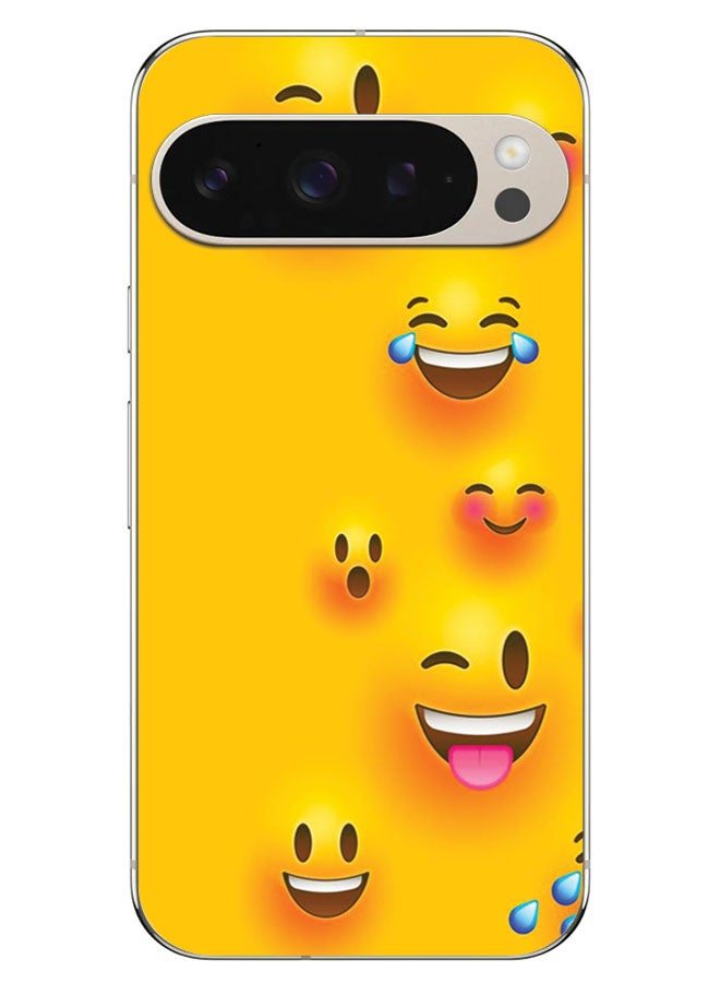 EYE CATCH Printed Protective Case Cover For Google Pixel 9 Pro XL  -  Smiley Faces - Image 1