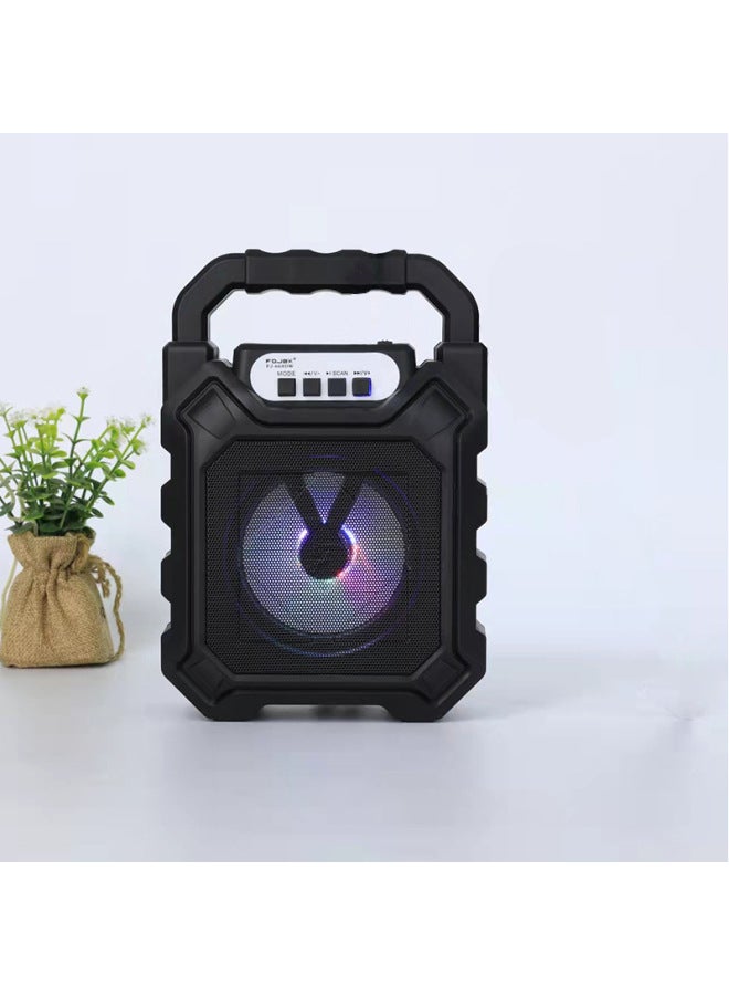 Neutral New 668 Bluetooth Audio Square Dance Portable Speaker Outdoor Subwoofer Wireless Lights - Image 3