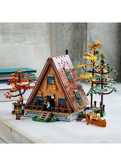 LEGO Ideas A-Frame Cabin 21338 Building Kit; Buildable Display Model For Adults; Gift For Nature And Architecture Lovers; Includes 3 Buildable Trees, 4 Customisable Minifigures And 11 Animal Figures (2,082 Pieces)  - Image 5