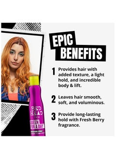 TIGI Bed Head Queen For A Day Thickening Spray, 311 mL  - Image 4