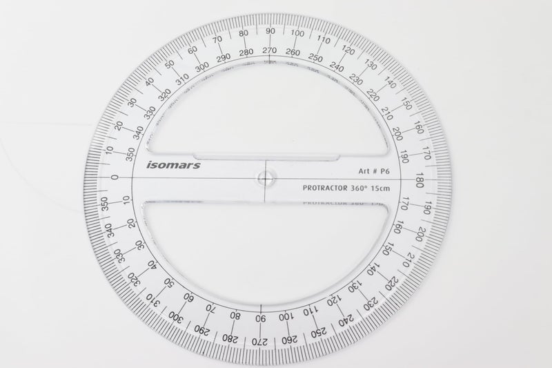 Isomars ProCircle, 180° Protractor and 360° Protractor Combo | Ideal for Manadala Art | Engineering Work | Circle Template and Semi-Circle and Circle D - Image 4