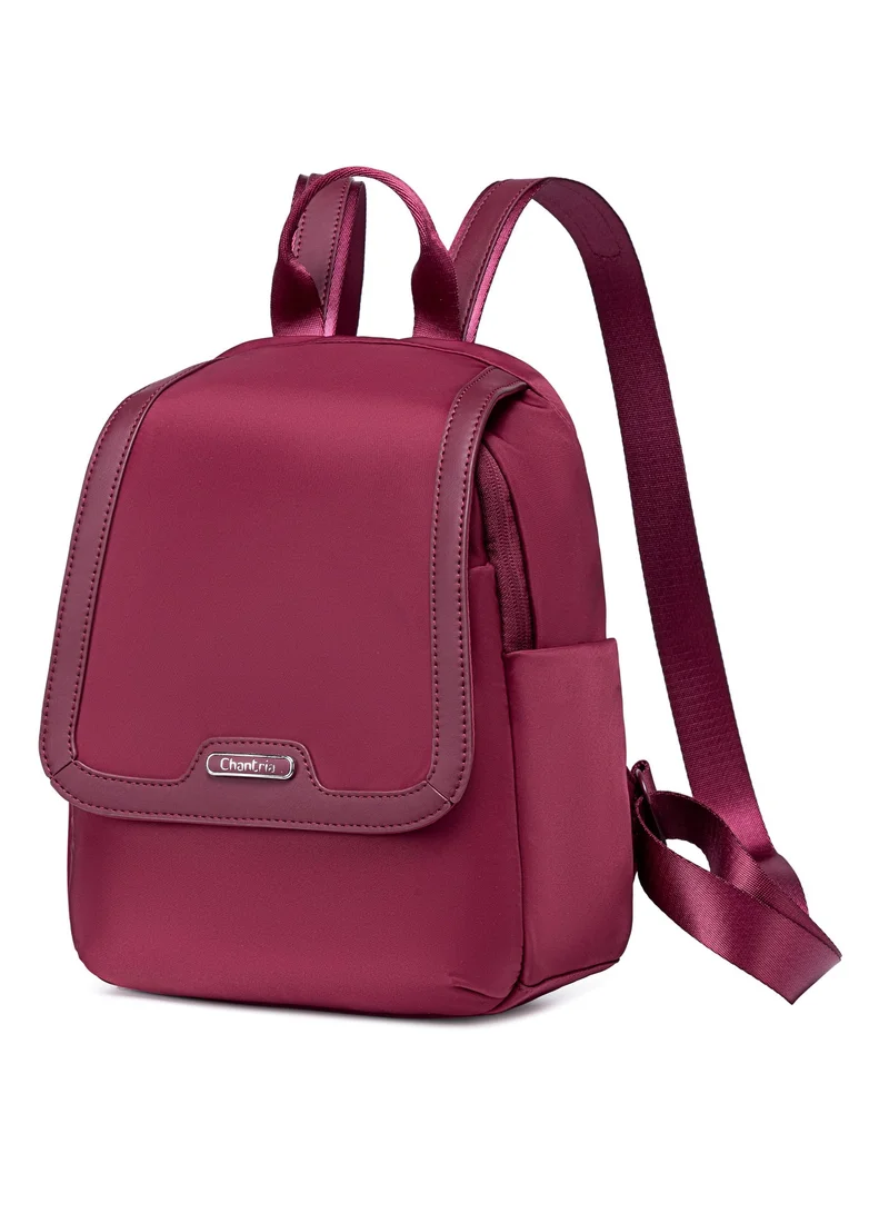 Chantria Premium Casual Backpack Water Resistant Multifunctional Anti-Theft Women Daypack with independent Laptop Compartment, CB00621- Burgundy