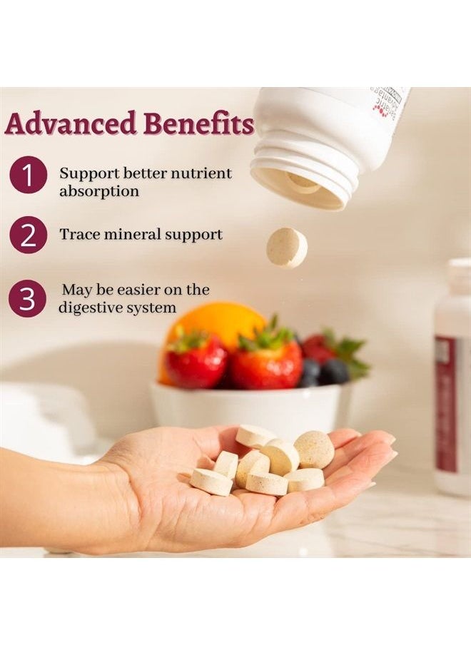 Bariatric Advantage - Chewable Advanced Multi EA, Daily Multivitamin for Bariatric Surgery Patients, 12 Easily Digestible Nutrients Including Vitamin D3, B12 and 45 mg Iron - Strawberry, 60 Count - Image 1