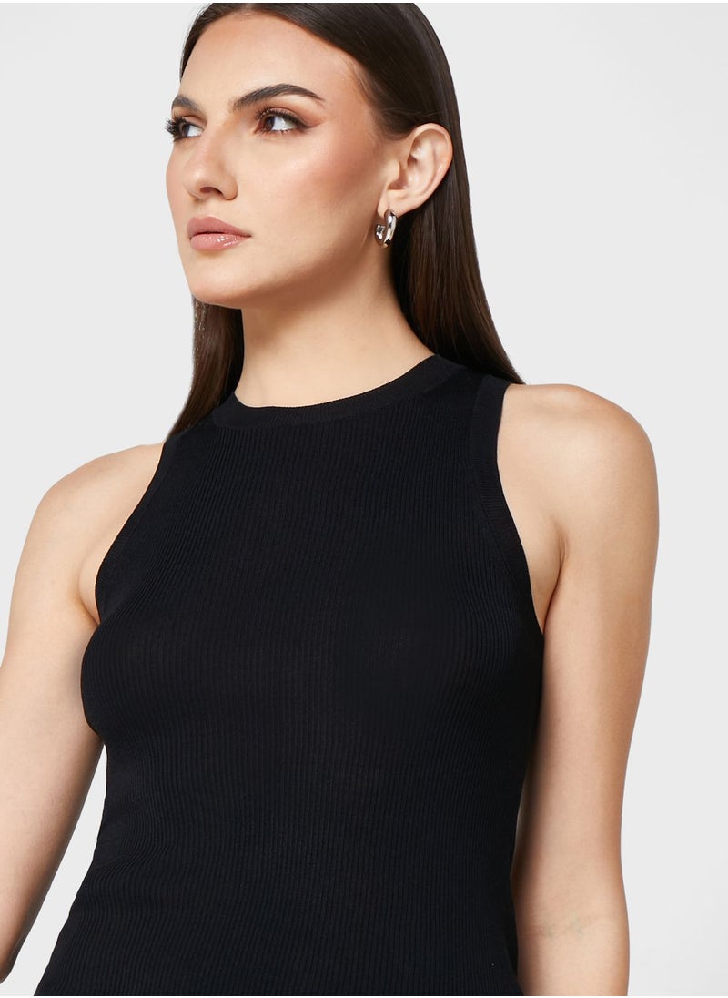 MANGO - Knitted Tank Top - Image 1