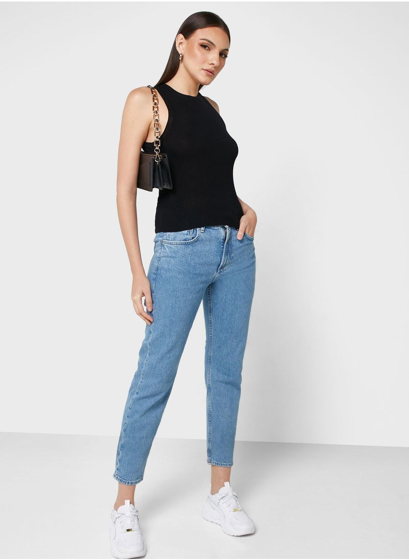 MANGO - Knitted Tank Top - Image 1