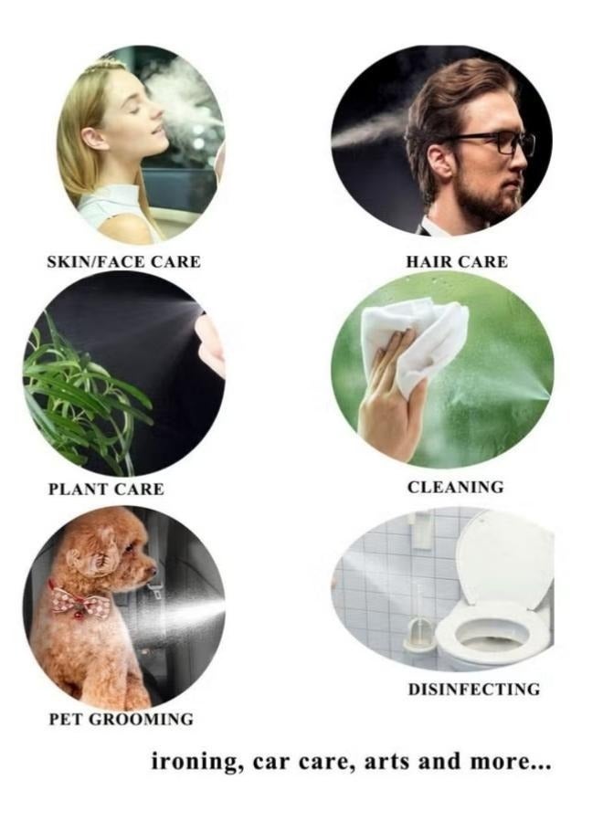 زجاجة بخاخ شعر فارغة متعددة الاستخدامات زجاجة بخاخ مياه مستمرة للشعر المجعد 200مل - Image 4