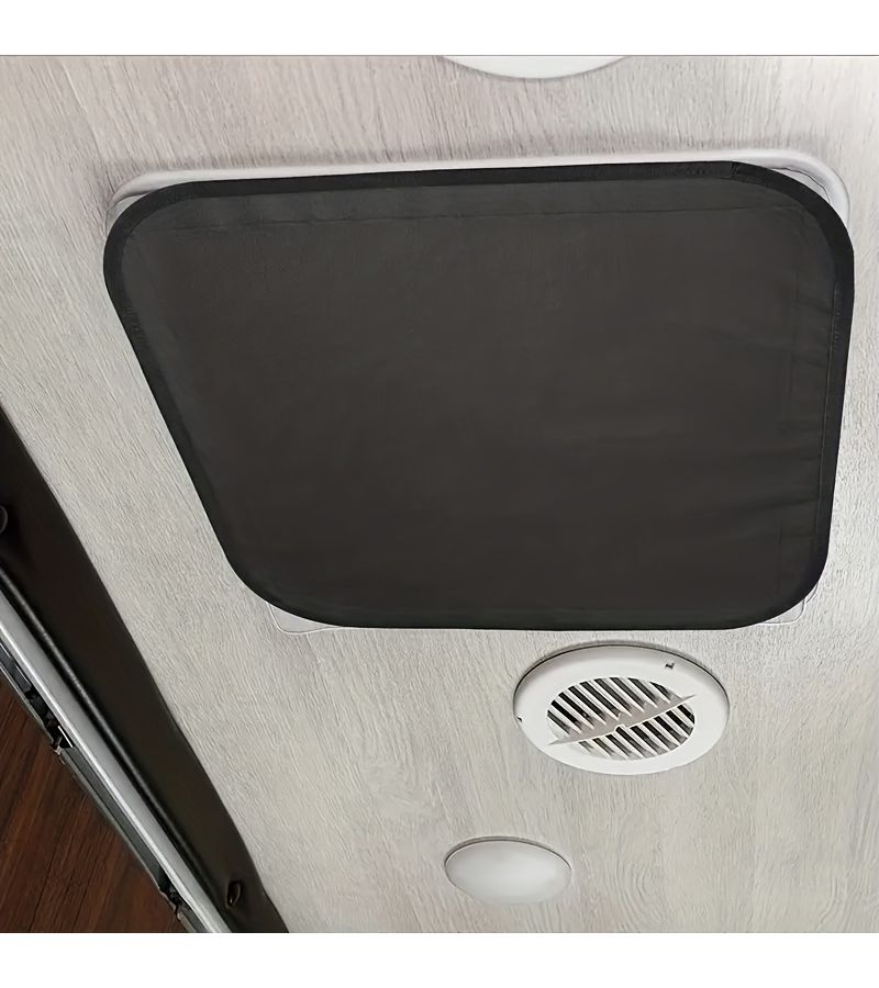A Sunshade for RV Skylights UV and Heat Insulation Blocks Sunlight Foldable Easy Install for RVs Campers and Trailers Silvery - Image 4
