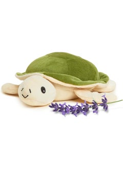 Warmies warmies Microwavable & Weighted Stuffed Animals, Turtle - Heated Stuffed Animal Plushie for Warmth & Comfort - Cute Soft Plush Toys for Adults & Children (Boys, Girls, Babies & Toddlers) 