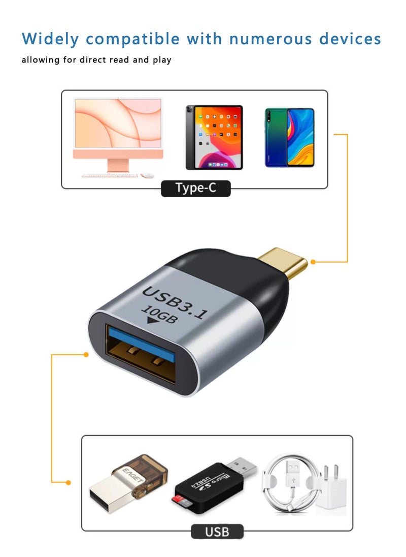 سام - محول الوظائف الكاملة من النوع C ، محول من النوع C إلى USB ، محول نقل عالي السرعة ، يدعم تحويل الشحن السريع - Image 1
