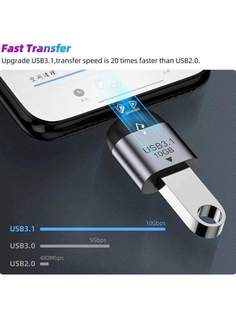سام - محول الوظائف الكاملة من النوع C ، محول من النوع C إلى USB ، محول نقل عالي السرعة ، يدعم تحويل الشحن السريع - Image 1