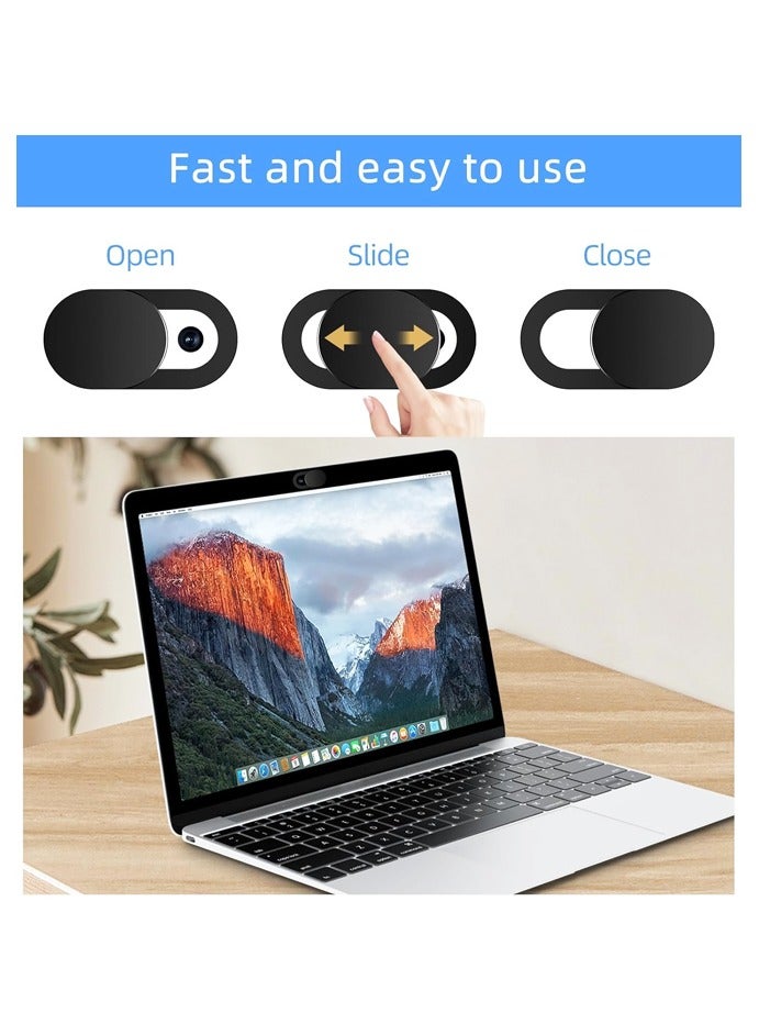 12 Pack Laptop Camera Cover Slide,Ultra-Thin Webcam Cover Compatible with Laptop Computer Smartphone,Sliding Blocker Cover Protect Your Privacy Security - Image 4