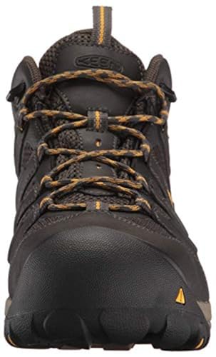 KEEN Utility أحذية العمل المتوسطة الارتفاع للرجال من كين يوتيليتي، رأس رمادي/زيتوني، 10.5 US - Image 3