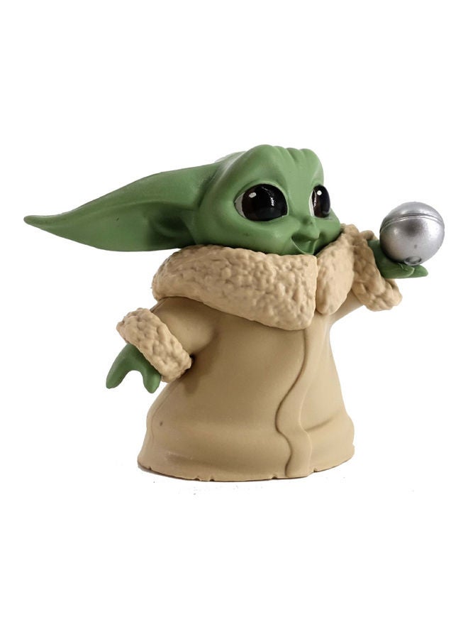 NIBEMINENT 5-Piece Mandalorian Baby Yoda Cartoon Action Figure Toy  - Image 3