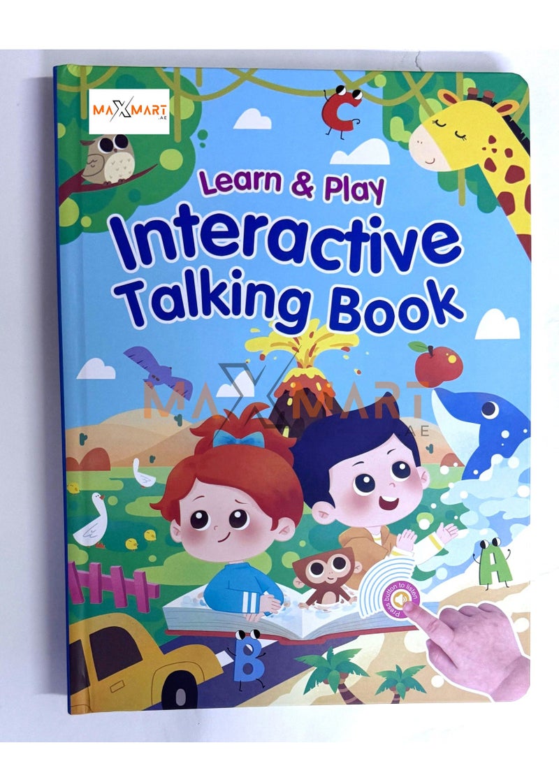 Houmt - Interactive Sound Book for Toddlers, Set of 4 Preschool Educational Sound Books for Kids Learn & Play with Fun Interactive Talking Book - Image 1
