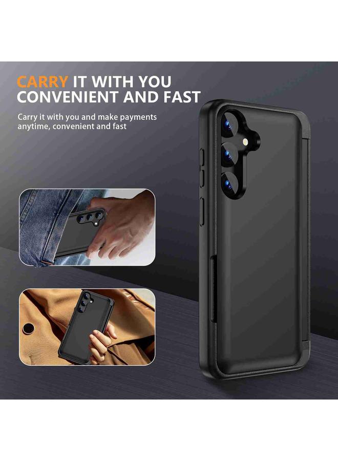 اس-توب جراب لهاتف Samsung Galaxy S23 FE 5G جراب هاتف 3 في 1 مع حامل قابل للطي - Image 2