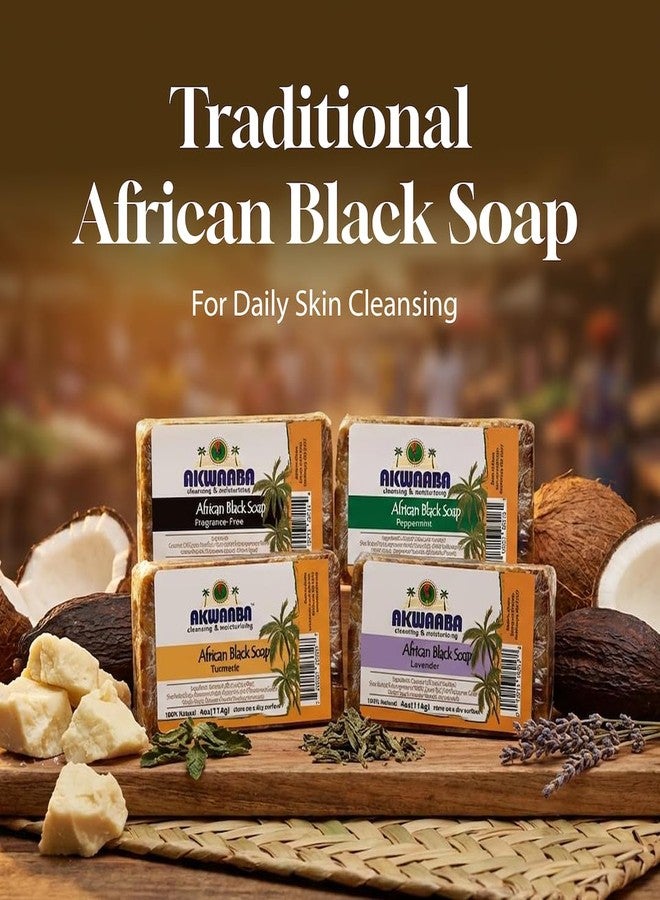 AKWAABA African Black Soap | Honey | Bar Soap | 4 oz | For Face & Body - Image 2