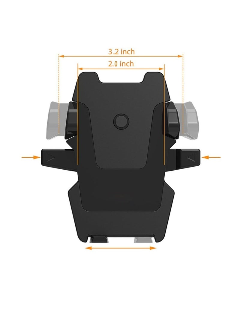 ELV Car Mount Adjustable Car Phone Holder Universal Long Arm, Windshield for Smartphones - Black (GVDS) - Image 3