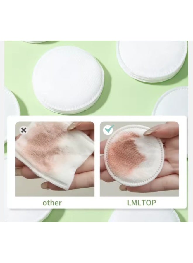 80 Pcs Makeup Remover Cotton Soft Skin Cleansing Cotton Super Gentle Touch Perfect for Daily Care and Remove Makeup Residue Without Irritation or Dryness - Image 5