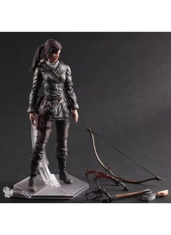 General The Rise of Tomb Raider Laura Character Model Desktop Decoration Movable Doll Model Toy Collection Decoration Gift for Family and Friends  - Image 4